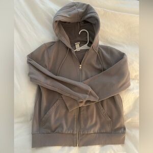 H&M Gray Zip-Up Hoodie
